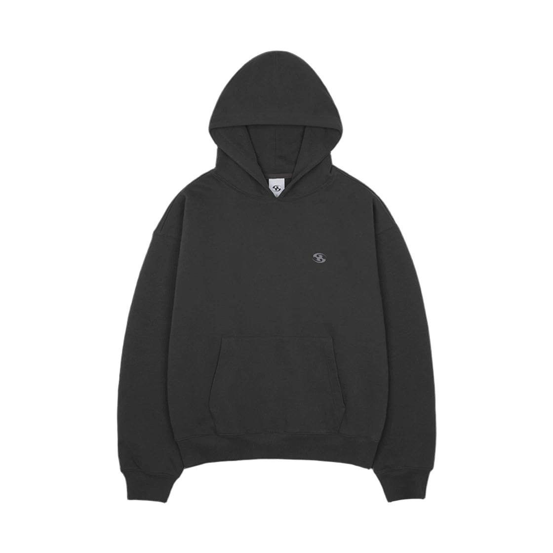 LOGO HOODIE [CHARCOAL]_25FW