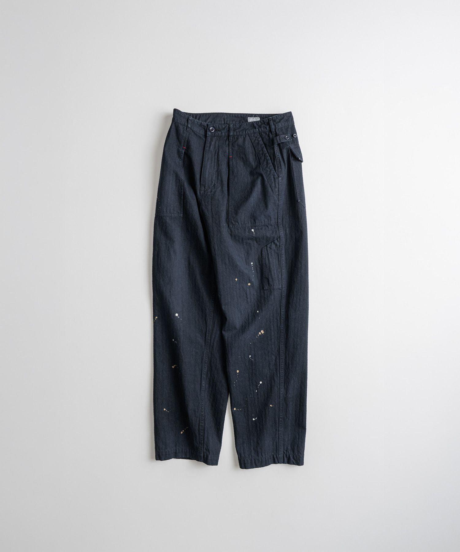USED HEMMED MIL PANTS "d.navy"