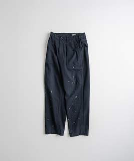 USED HEMMED MIL PANTS "d.navy"