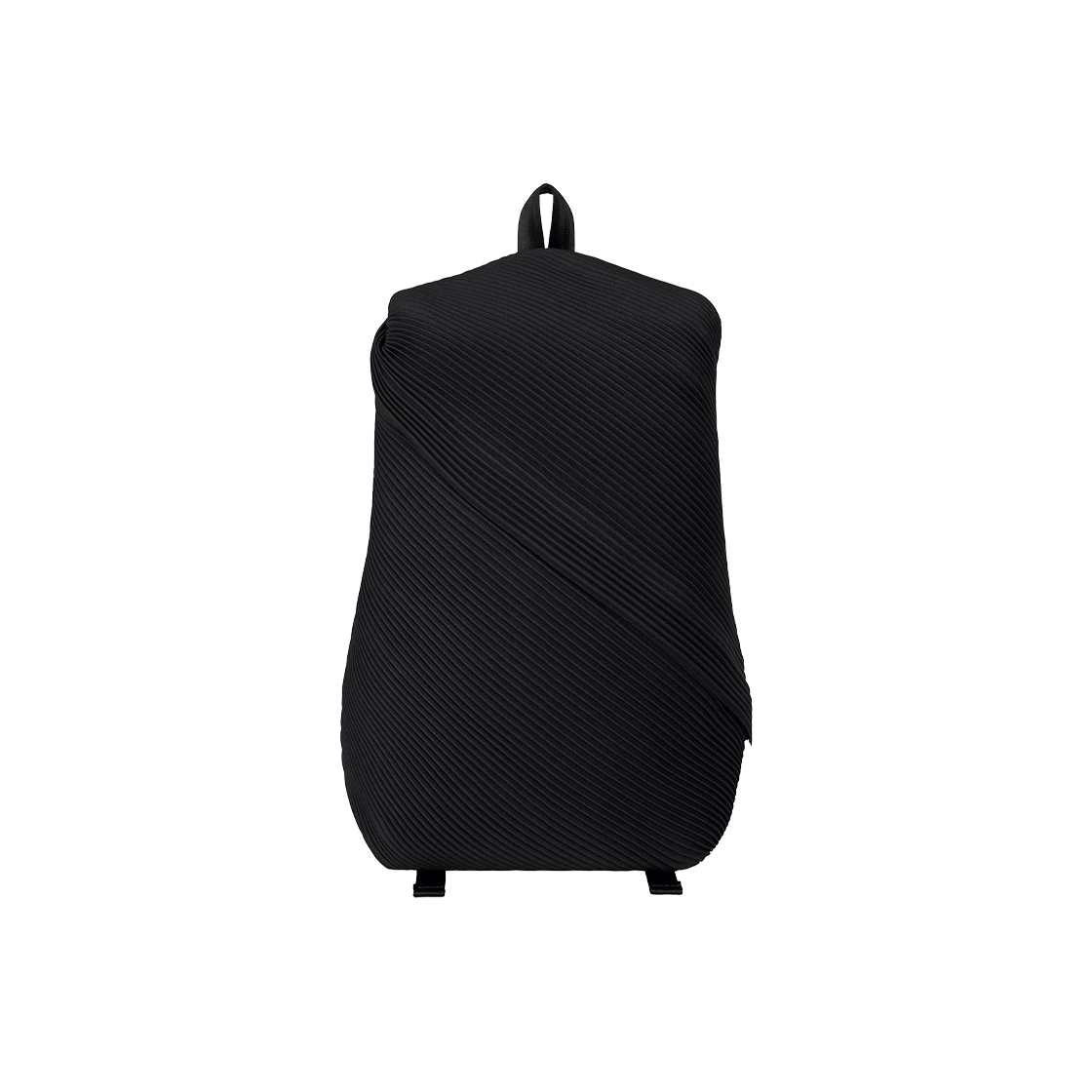 Bias Pleats Backpack - Black