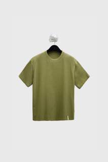 Leather Trim H/S T-shirt