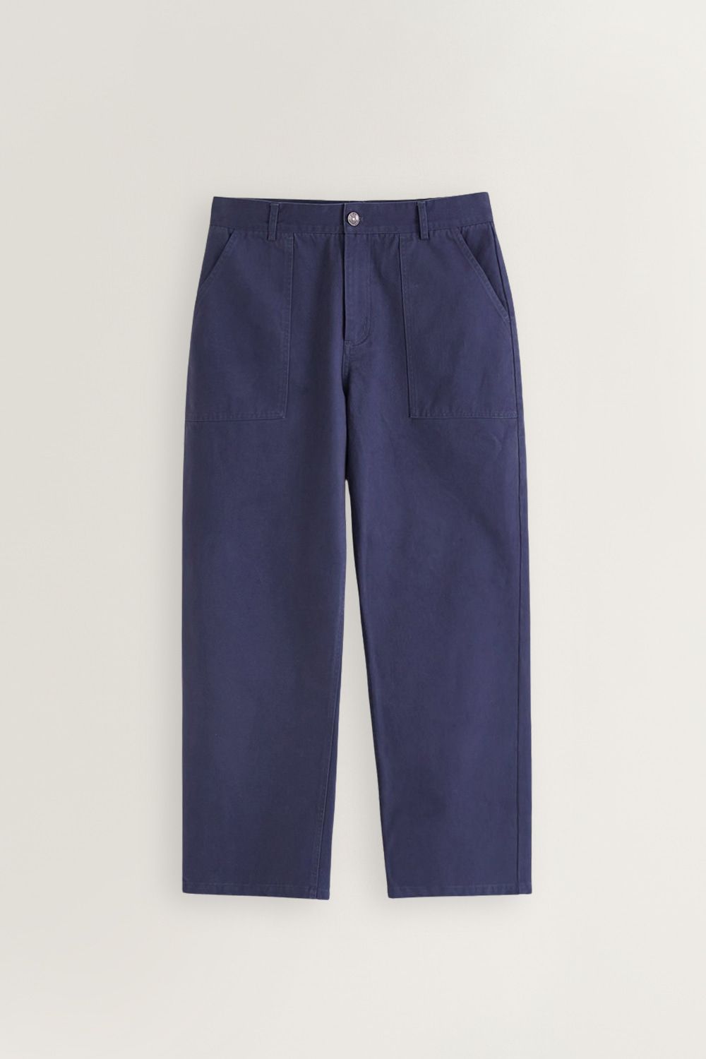 Easc Washed Cotton Fatigue Pants - Relaxed Fit (Flint Stone)