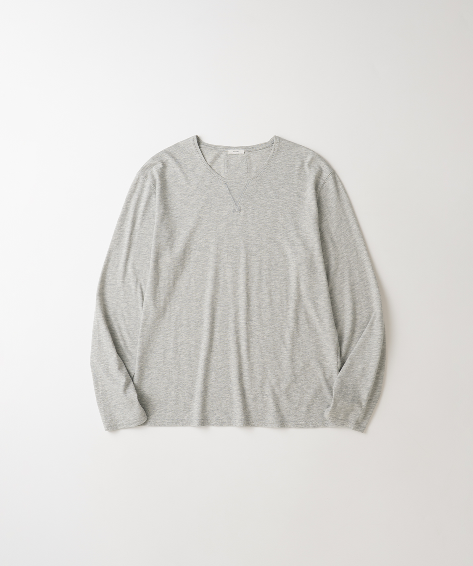 136 Natural Slub Longsleeves