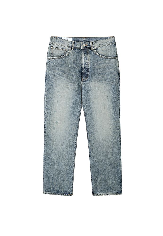 Regular 5P Denim Pants_Used Light Blue