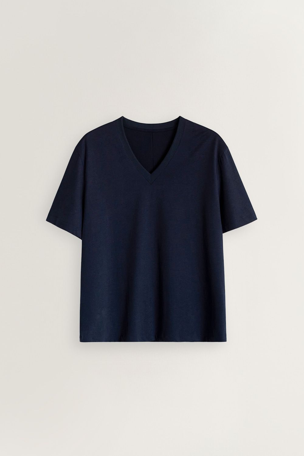 Modress V Neck T-Shirt (Midnight Blue)