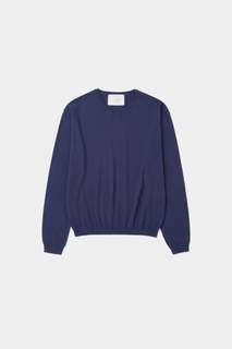 V NECK KNIT,Purple