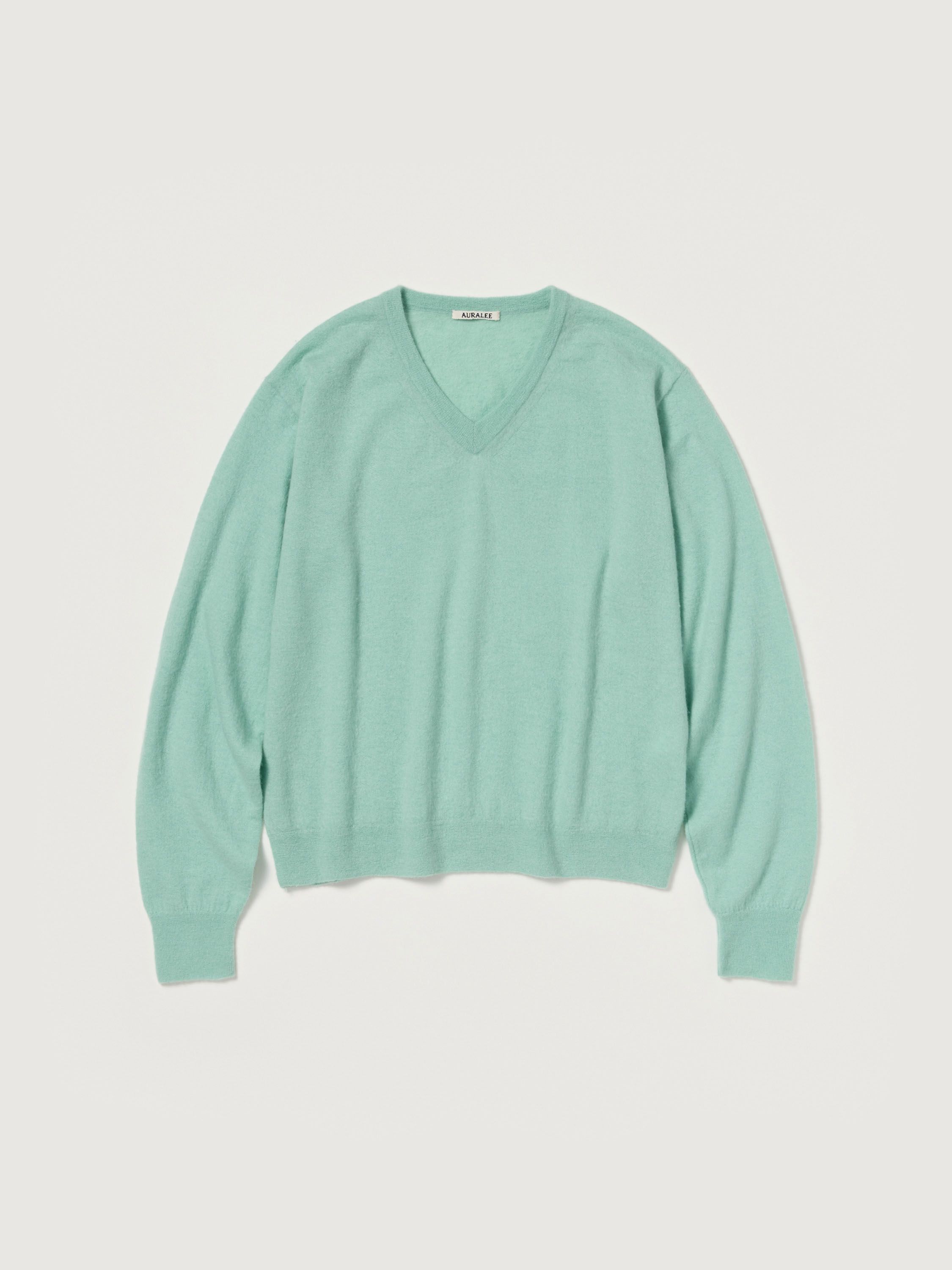HIGH GAUGE SOFT CASHMERE KNIT V-NECK P/O