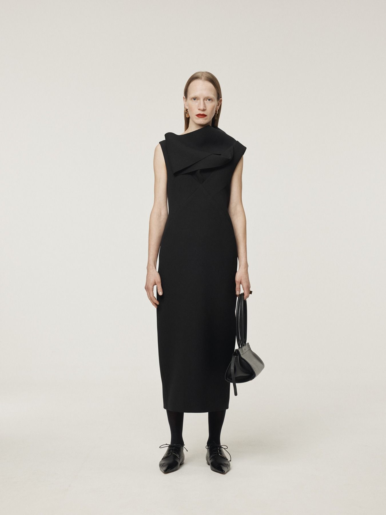 MILLE-FEUILLE DRESS (BLACK)