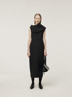 MILLE-FEUILLE DRESS (BLACK)