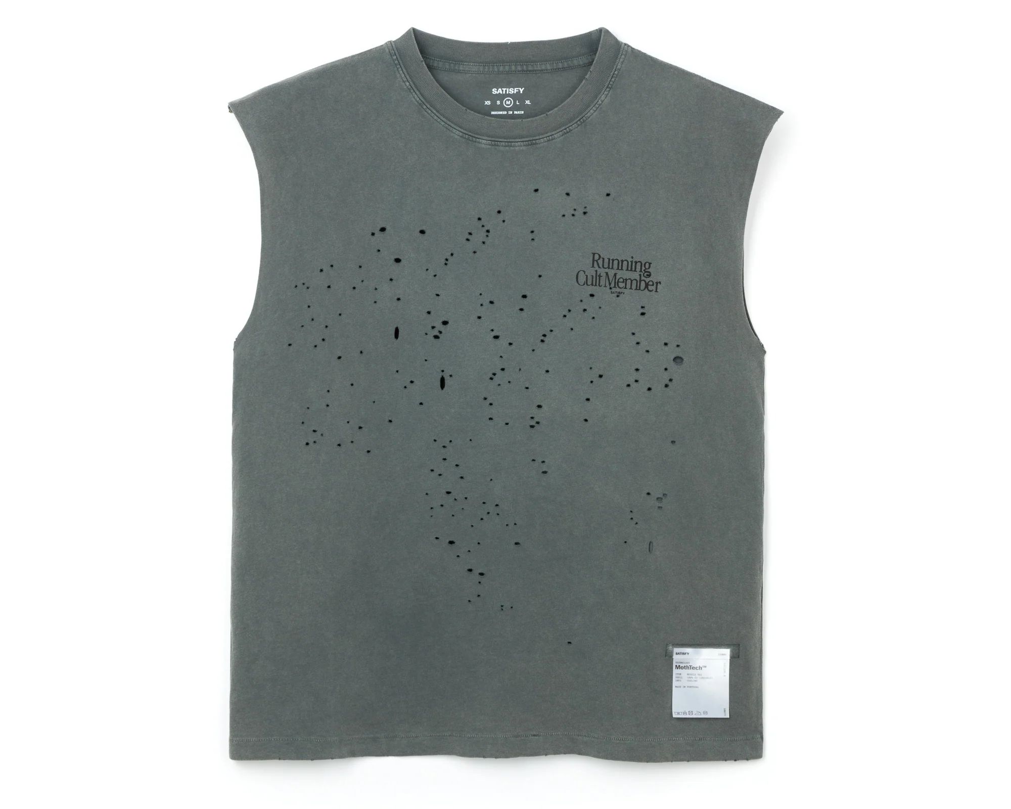 MothTech™ Muscle Tee - Faded Black