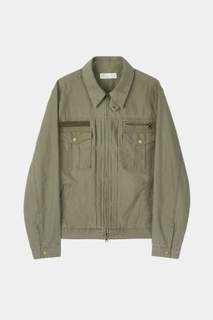 Vintage Washed 5 Pockets Work Jacket (Washed Khaki)